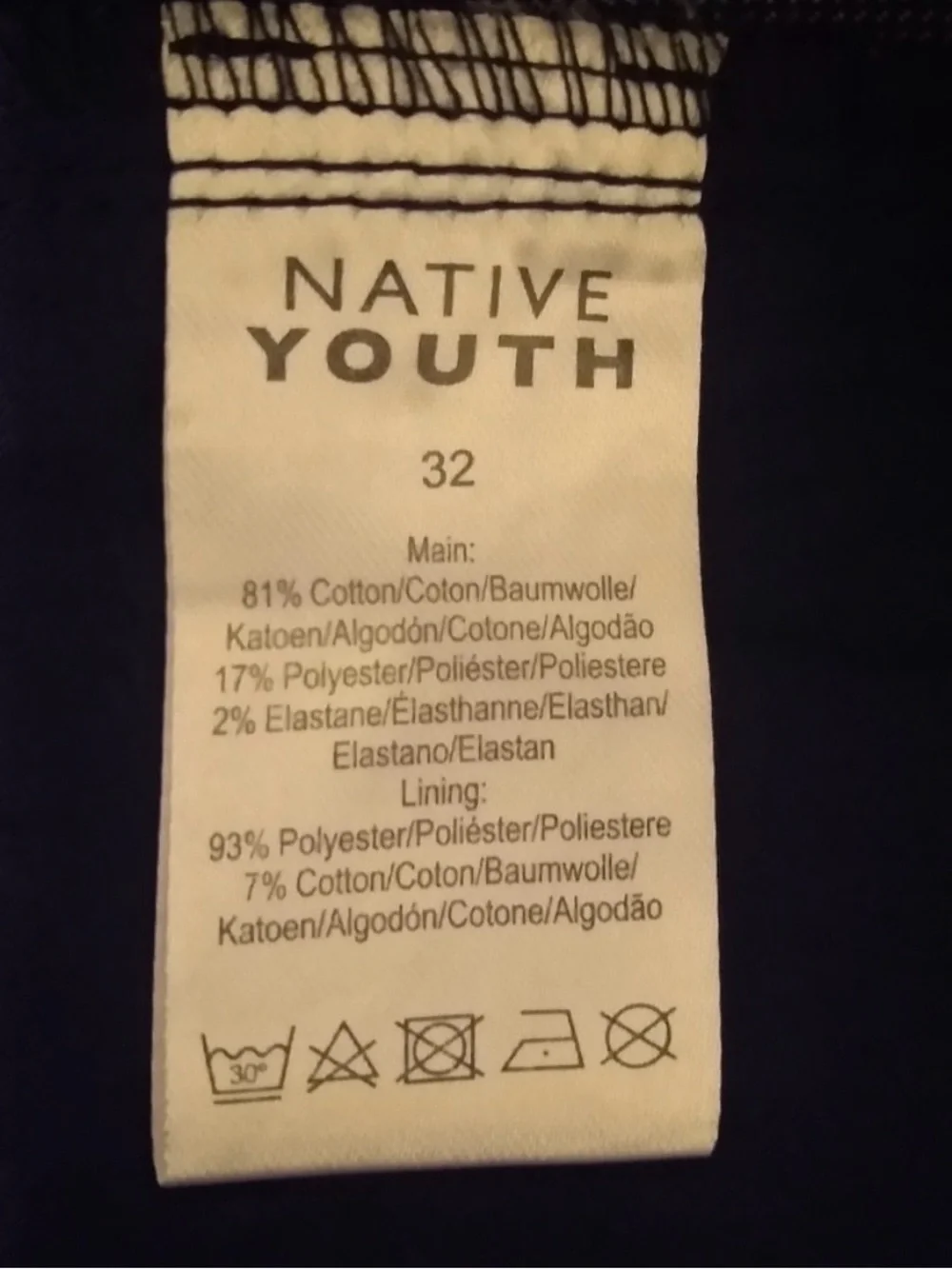 Native Youth Cubist Pattern Short - Picture 5 of 5